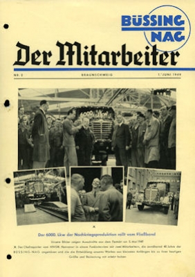 Büssing Mitarbeiter Nr. 2 Juni 1949