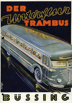 Büssing Bus 5000 TU brochure ca. 1950