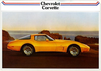 Chevrolet Corvette Prospekt 1970er Jahre nl