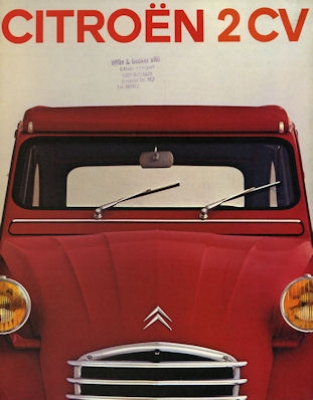 Citroen 2 CV brochure 1971