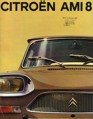 Citroen Ami 8 brochure 1971