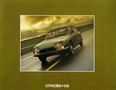 Citroen GS brochure 1974