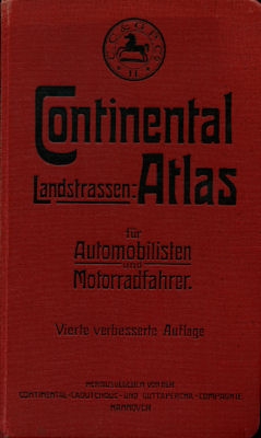 Continental Atlas Mitteleuropa 1915