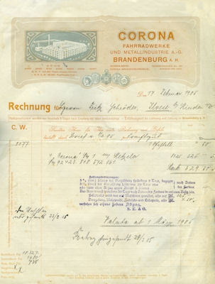 Corona Brief 1905