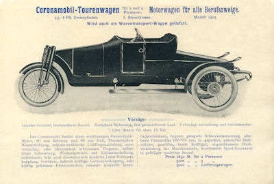 Corona Programm 1912