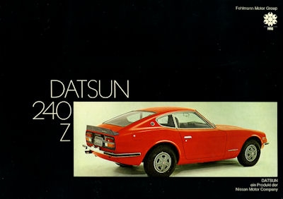 Datsun 240 Z Prospekt 12.1972