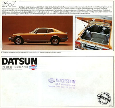 Datsun program 1976