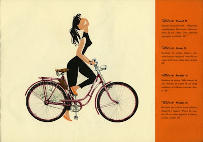 Möve Fahrrad Programm 1957