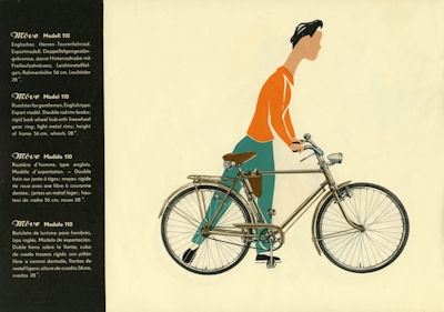 Möve Fahrrad Programm 1957