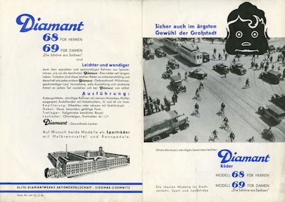 Diamant Fahrrad Prospekt 1936