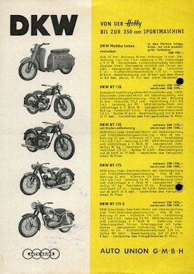 DKW Programm 1957/58