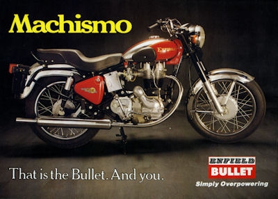 Enfield Bullet 346 ccm brochure ca. 2000