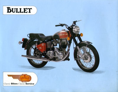 Enfield Bullet 500 Bullet brochure 1990s