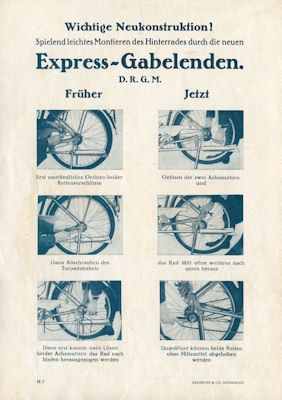 Express Kleinkraftrad brochure 1935