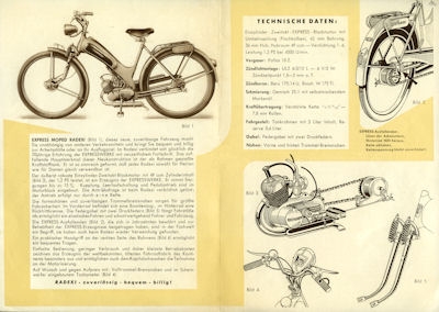 Express Radexi brochure 1950s