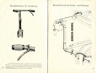 Excelsior Fahrrad Programm 1908