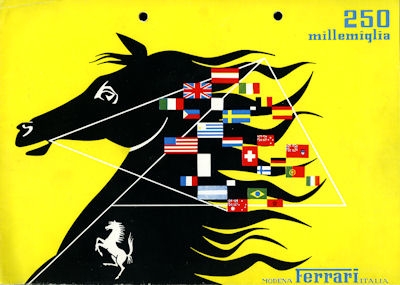 Ferrari 250 Millemiglia brochure 1952