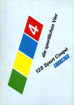 Fiat 128 Sport Coupé brochure 1972