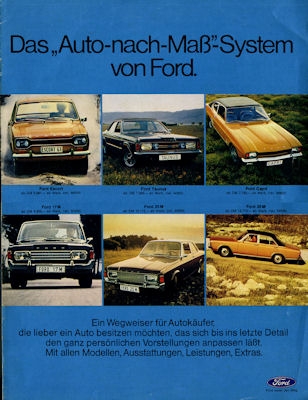 Ford program ca. 1971