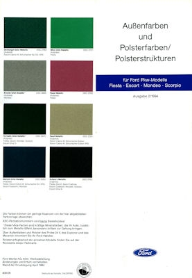 Ford Farben 1994