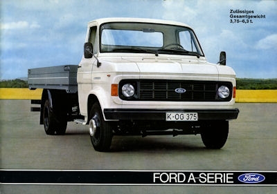 Ford A Serie Prospekt 1978