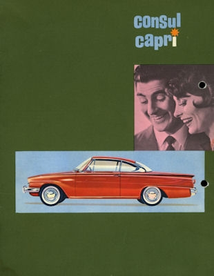 Ford Consul Capri brochure 1962