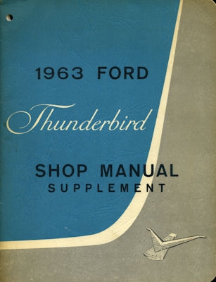 Ford / US Thunderbird repair manuel 1963