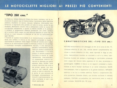 Gilera Programm 1938