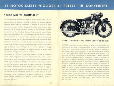 Gilera program 1938