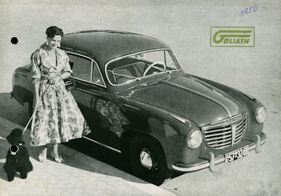 Goliath GP 700 brochure ca. 1955