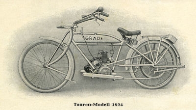 Grade Leichtmotorrad Sporttype Prospekt 1924