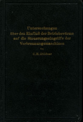 C.H.Güldner Betriebswärme / Verbrennungsmaschinen 1924