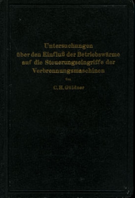 C.H.Güldner Betriebswärme / Verbrennungsmaschinen 1924