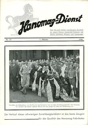 Hanomag-Dienst Nr. 18 1.10.1930