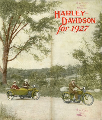 Harley-Davidson program 1927