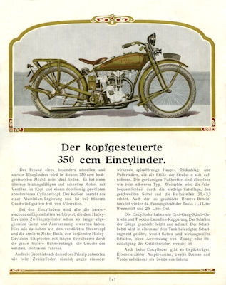 Harley-Davidson Programm ca. 1932