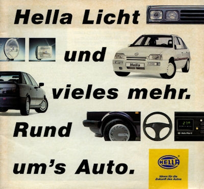 Hella Light brochure 1989