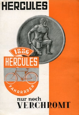 Hercules Fahrrad Programm 1930er Jahre