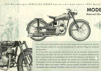 Hercules Modell 312 Prospekt 1951