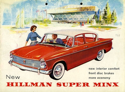 Hillman Super Minx Prospekt 1960er Jahre