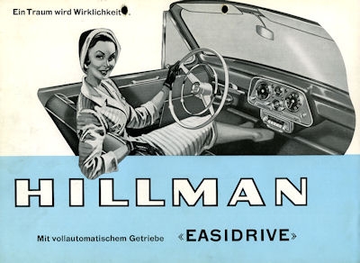 Hillman Easydrive Prospekt 1960er Jahre