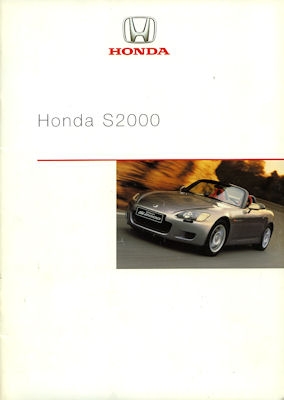 Honda S 2000 brochure 4.2002