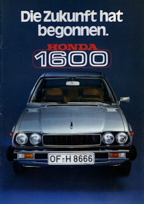 Honda 1600 brochure 1978