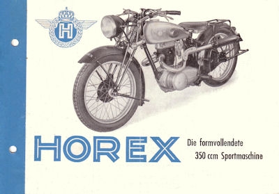 Horex SB 35 brochure ca. 1949