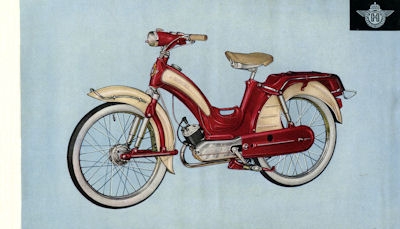 Horex Moped V 21 Prospekt ca. 1956