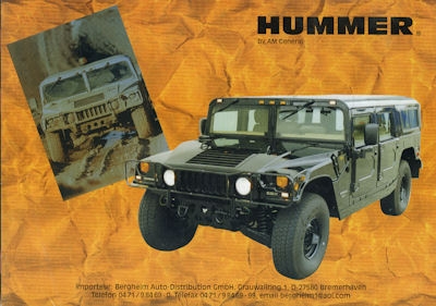 Hummer brochure 1998