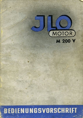 Ilo M 200 V owner`s manuel 10.1953