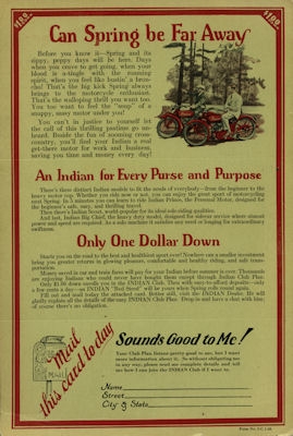 Indian Winter Prospekt 1926