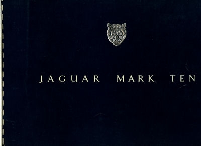 Jaguar Mark Ten brochure 1960s