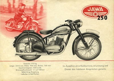 Jawa / CZ program 1953